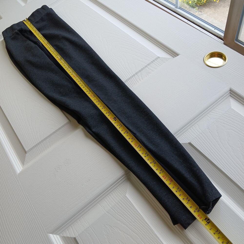 Old Navy Side Stripe Stevie Skinny Ankle Pants L heather grey hidden ankle zip - Picture 12 of 13